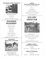 Helgerson Forest Products, Liberty Pole Dairy Products, Loyal Acres Guernsey Farm, Davidson Equipment, Crawford County 1980